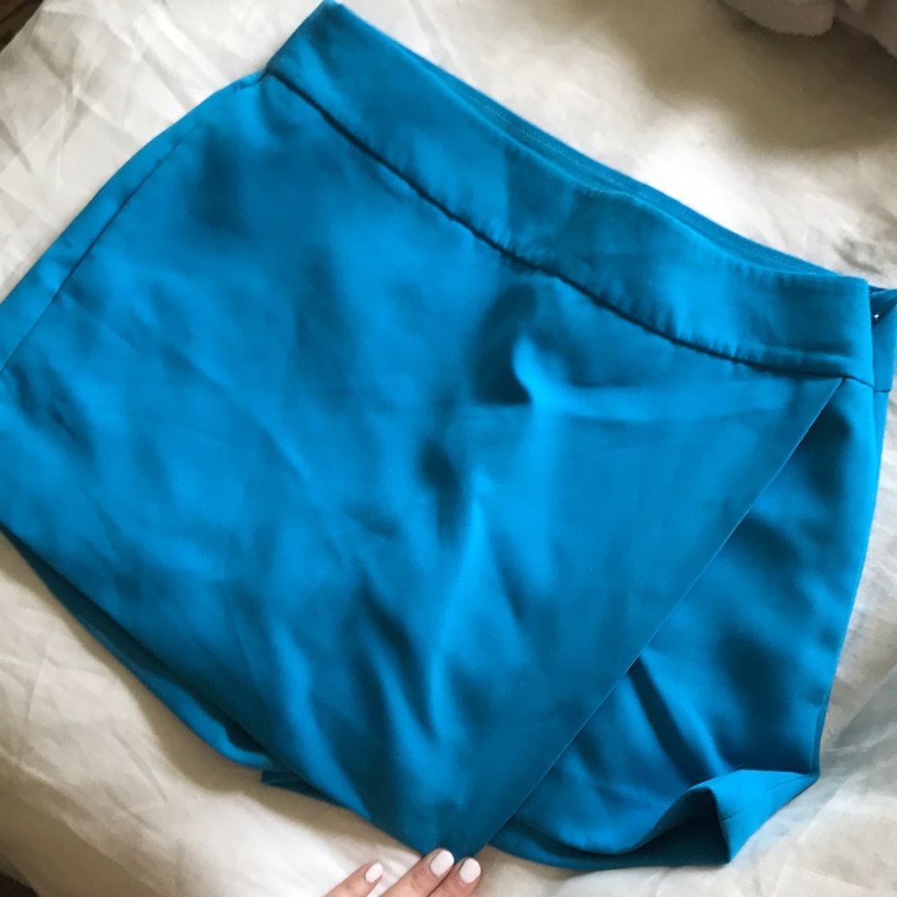 Blue envelope skort